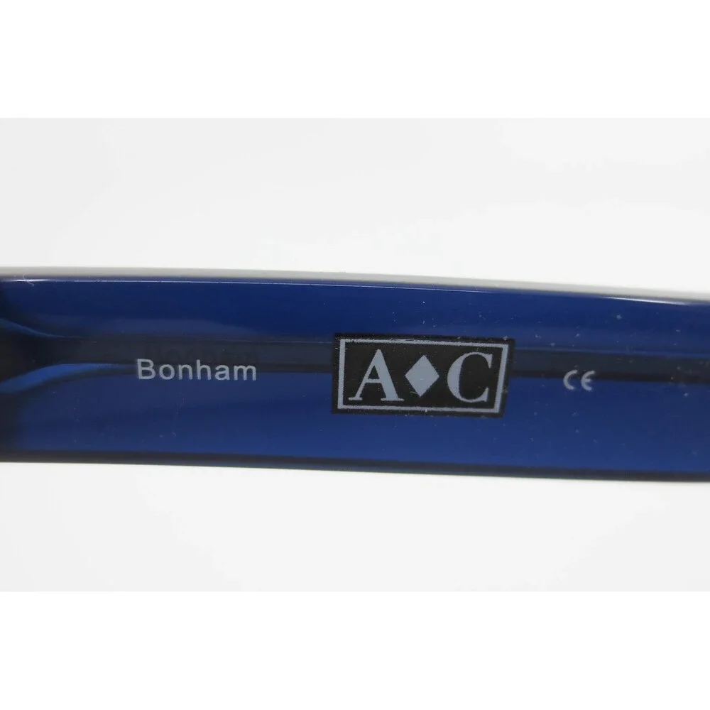 A&C Bonham Navy Blue Rectangular Eyeglasses Frames 56-18-150 NAV